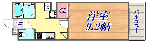 2階の間取り図