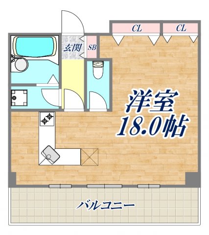 5階の間取り図