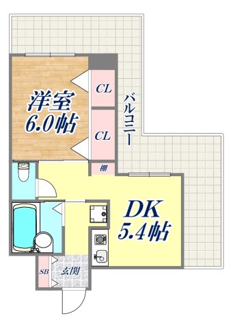 9階の間取り図