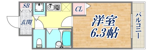 9階の間取り図