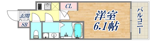 4階の間取り図