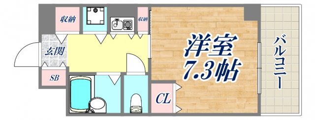 3階の間取り図