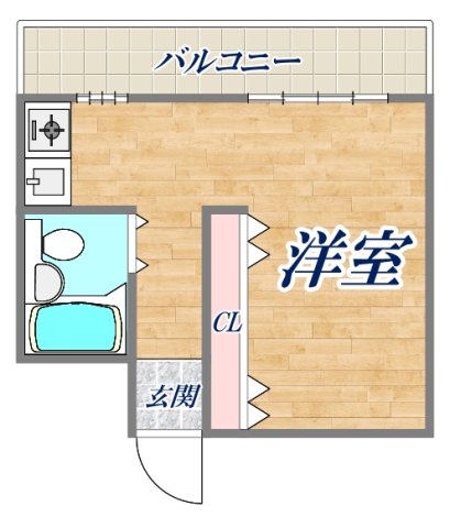 2階の間取り図