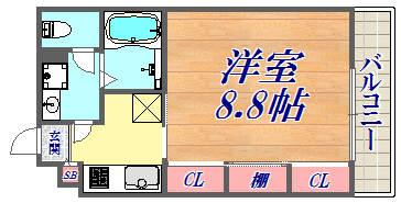 2階の間取り図