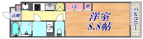 1階の間取り図