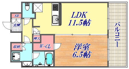 14階の間取り図