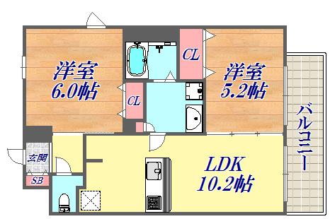 15階の間取り図