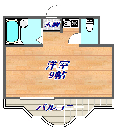 2階の間取り図