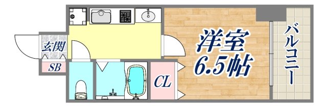 6階の間取り図