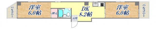 4階の間取り図