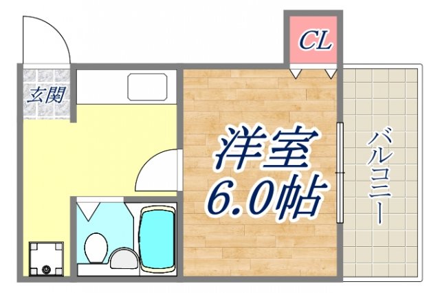 2階の間取り図