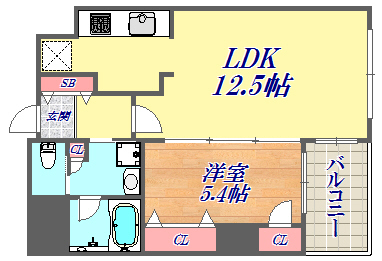 14階の間取り図