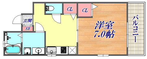 3階の間取り図