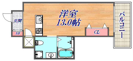 1階の間取り図