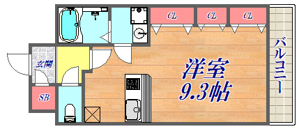 3階の間取り図