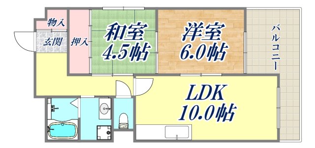 5階の間取り図