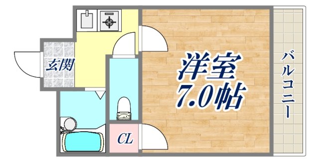 2階の間取り図