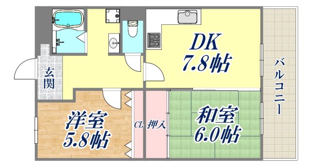 5階の間取り図