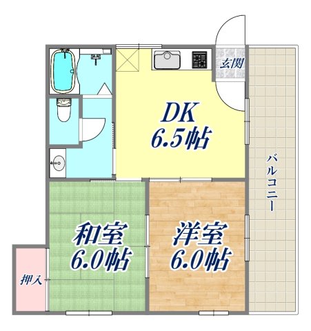 3階の間取り図