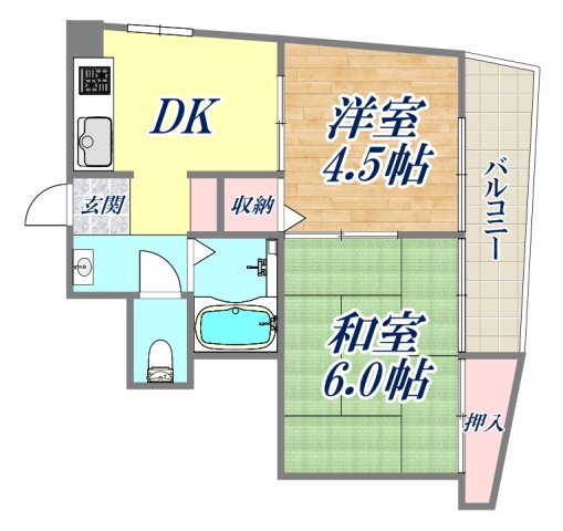 3階の間取り図