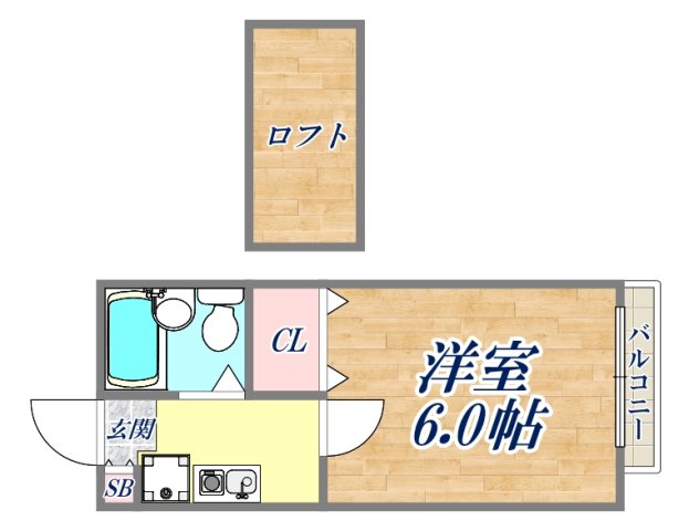 2階の間取り図