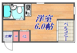 2階の間取り図