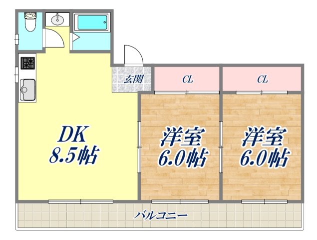 3階の間取り図
