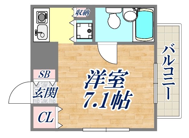 3階の間取り図