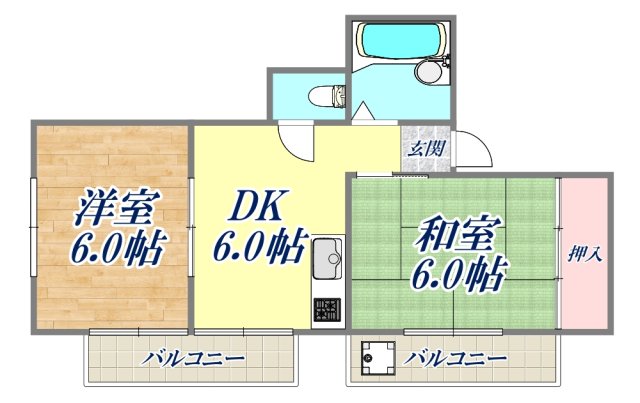 2階の間取り図