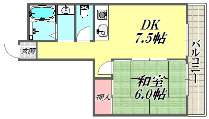2階の間取り図