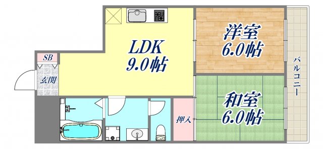 3階の間取り図