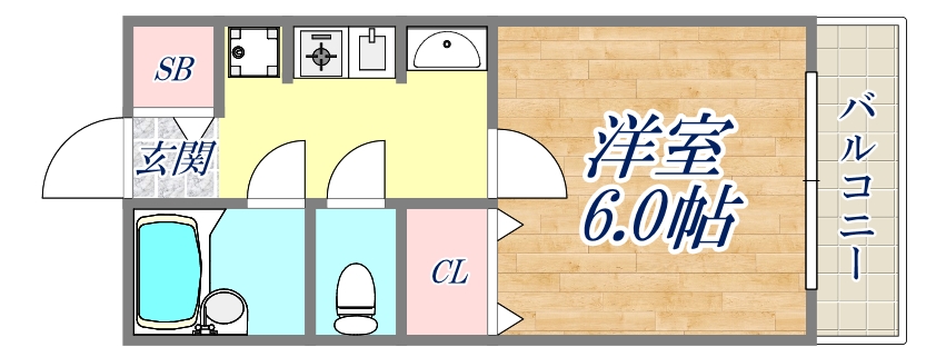 4階の間取り図