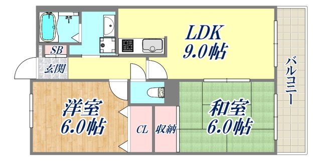 5階の間取り図