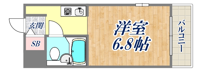 4階の間取り図