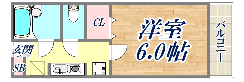 1階の間取り図
