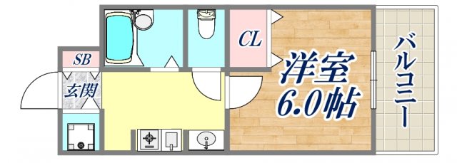 1階の間取り図