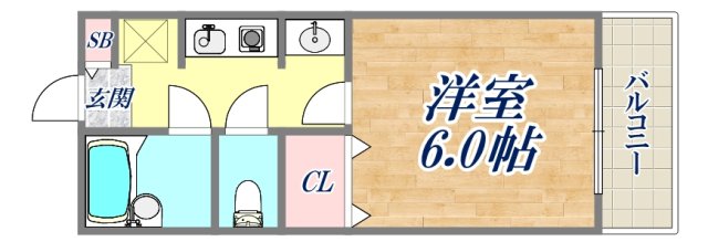 2階の間取り図