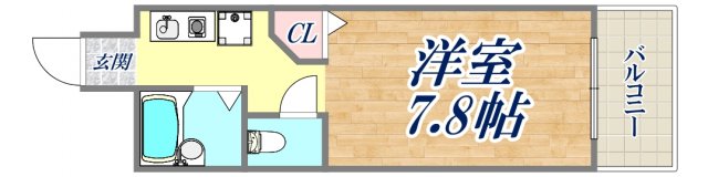 2階の間取り図