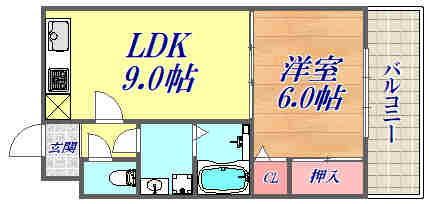 3階の間取り図