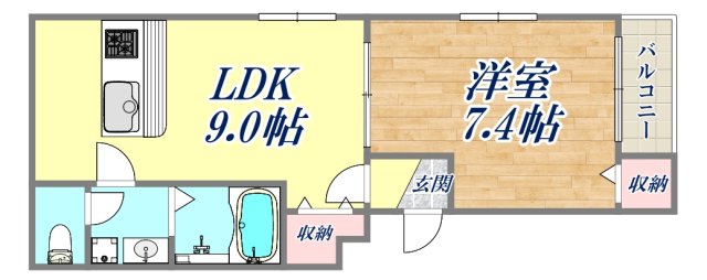 3階の間取り図