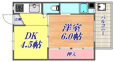 1階の間取り図