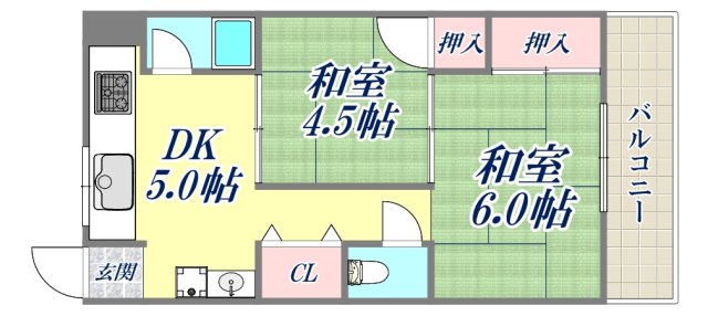 1階の間取り図