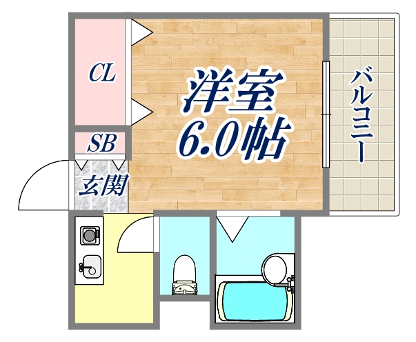 3階の間取り図