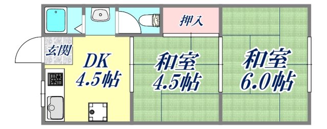 2階の間取り図