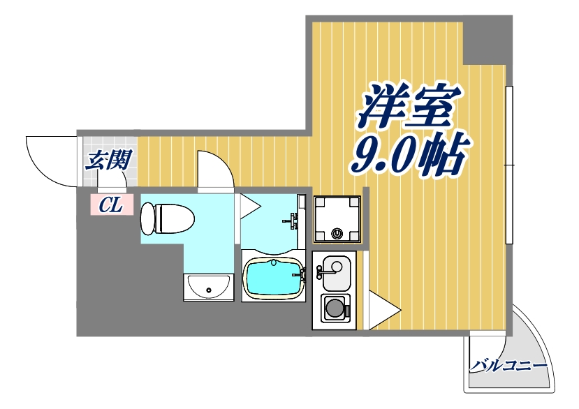 4階の間取り図