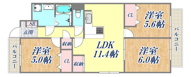 間取図
