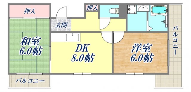 5階の間取り図