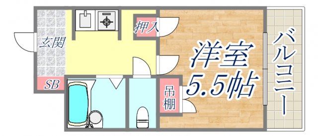 2階の間取り図