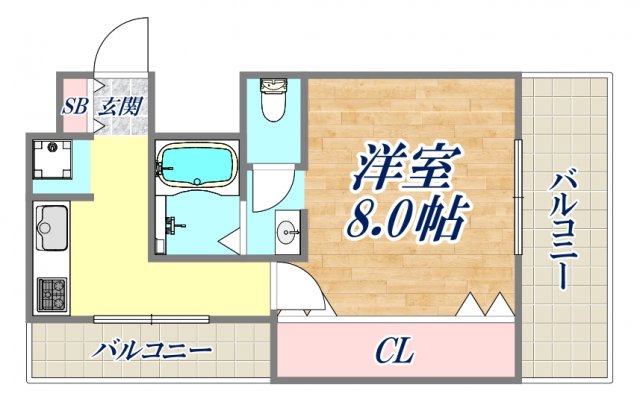3階の間取り図