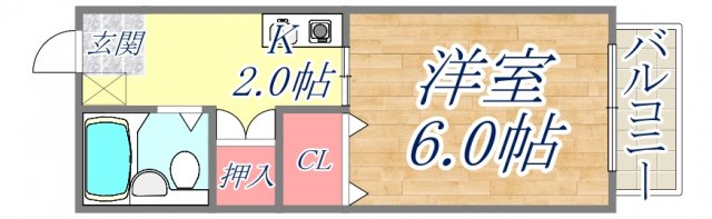 2階の間取り図